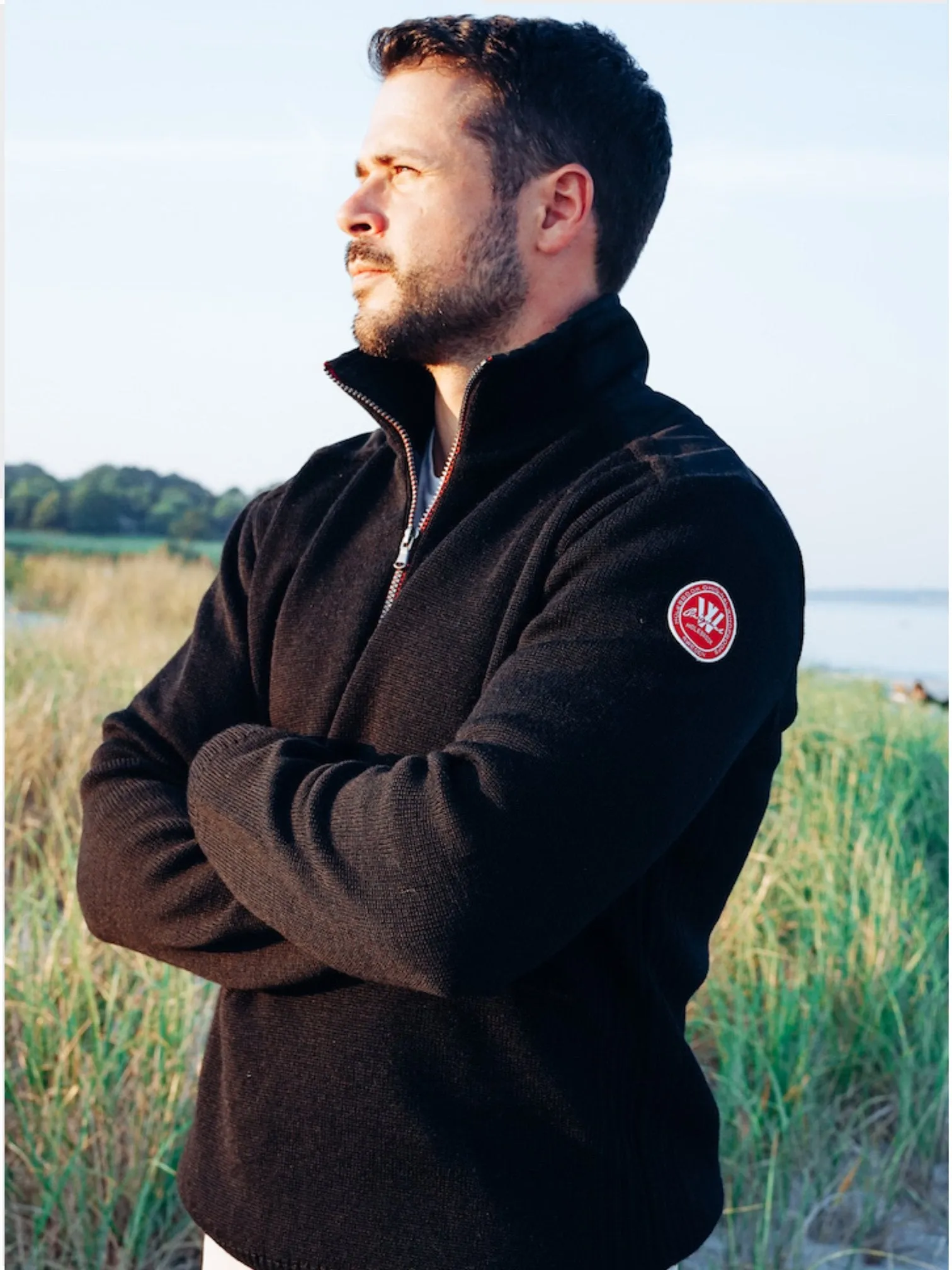Gregor Wool 1/4 Zip | Black