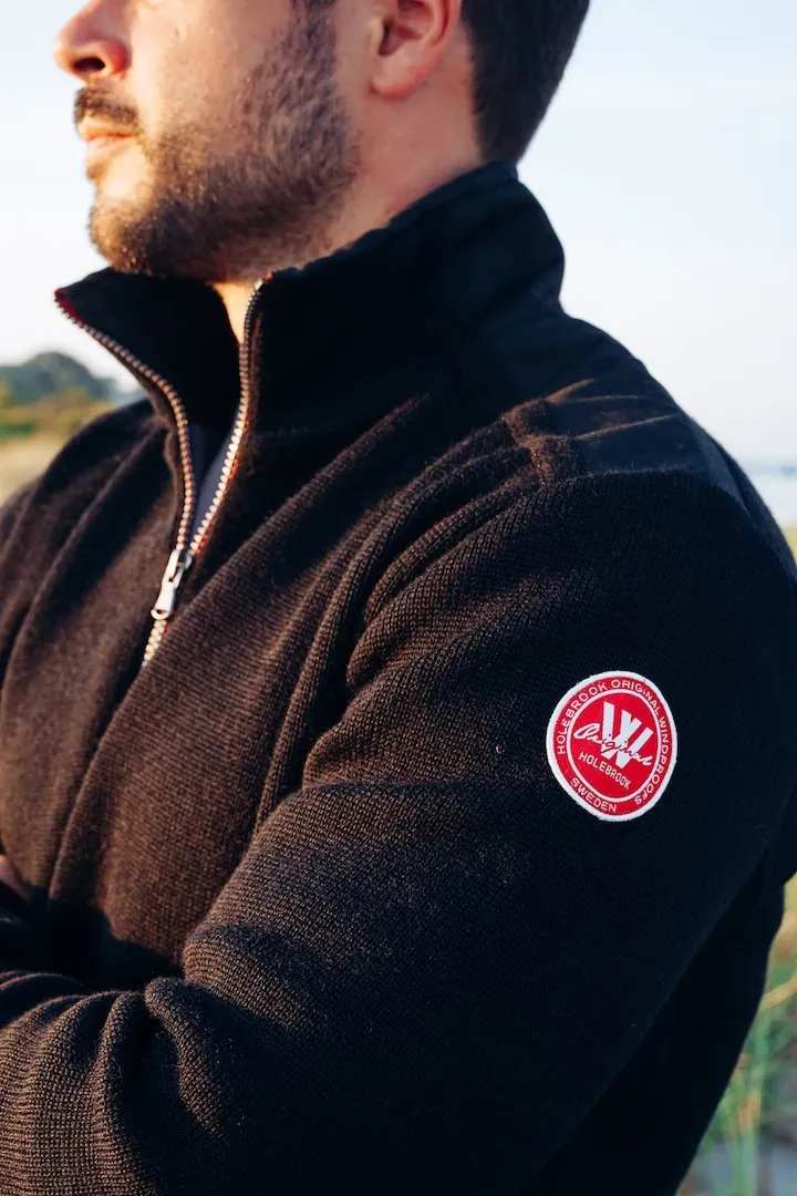 Gregor Wool 1/4 Zip | Black