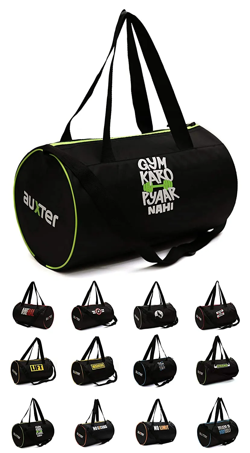 Gym Bag Duffel Bag for boys Girls Black 15 ltr.
