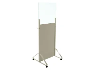 Half Acrylic Mobile Barrier