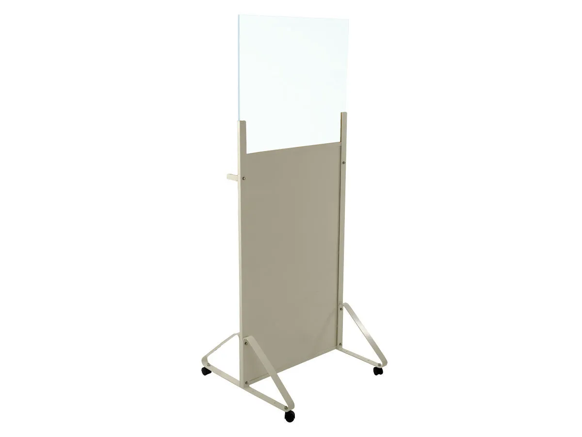 Half Acrylic Mobile Barrier