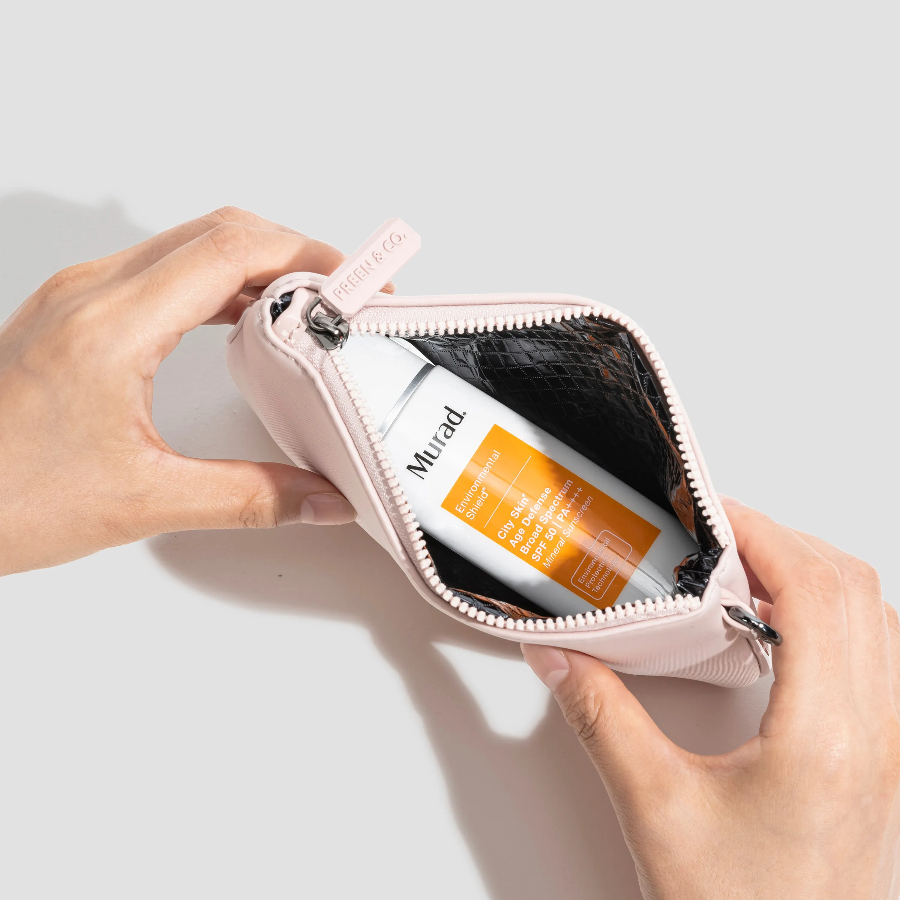 Heat Resistant Makeup Pouch (Nude Pink)