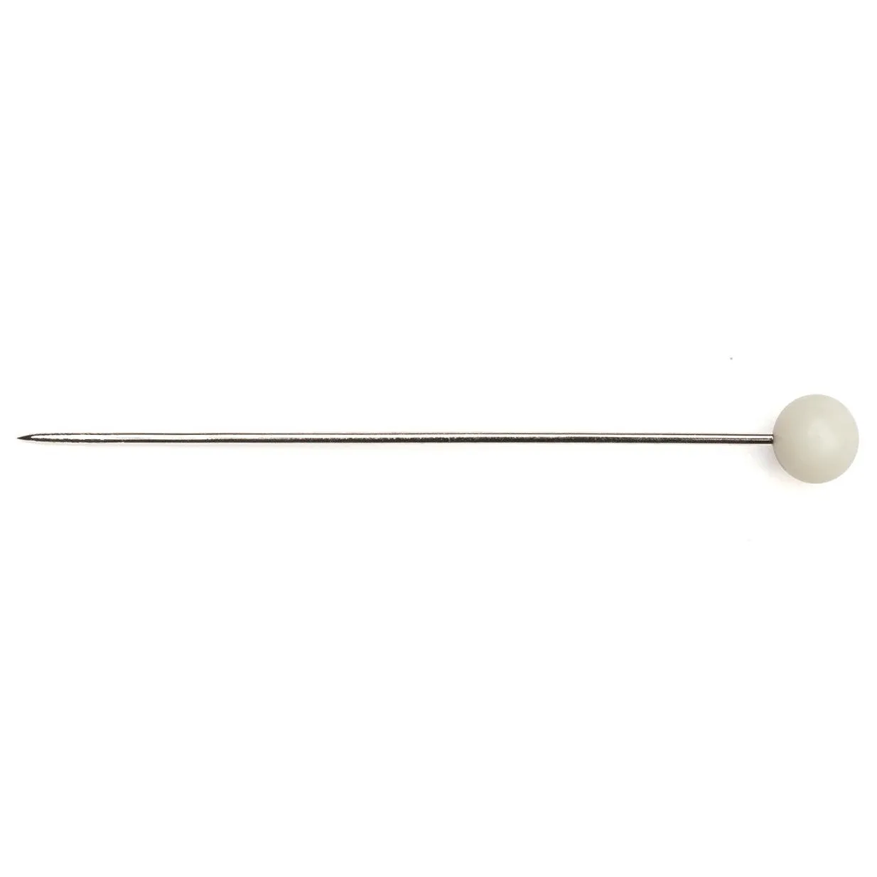 Hemline Sewing Pins - Nickel Plastic Head - 38mm Long (200 pack)