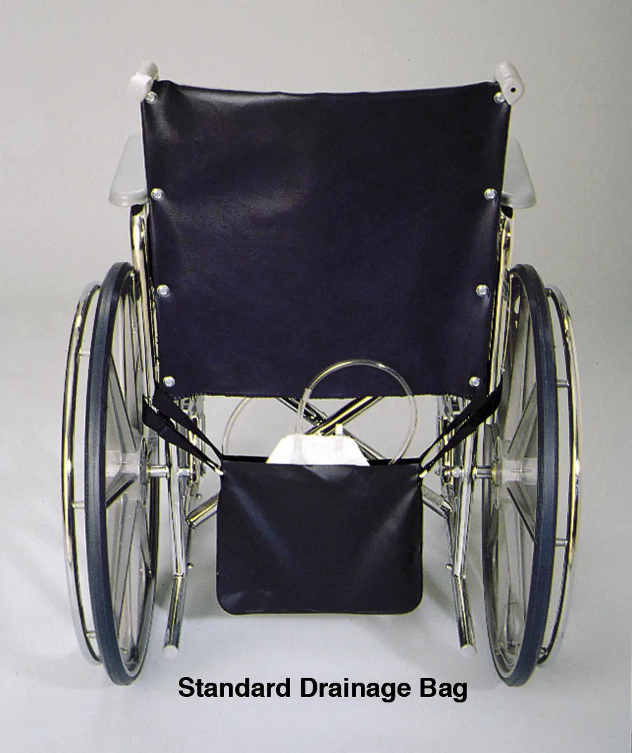 Holder Urine Drain Bag for Wheechair With or Without Windows by Skilcare
