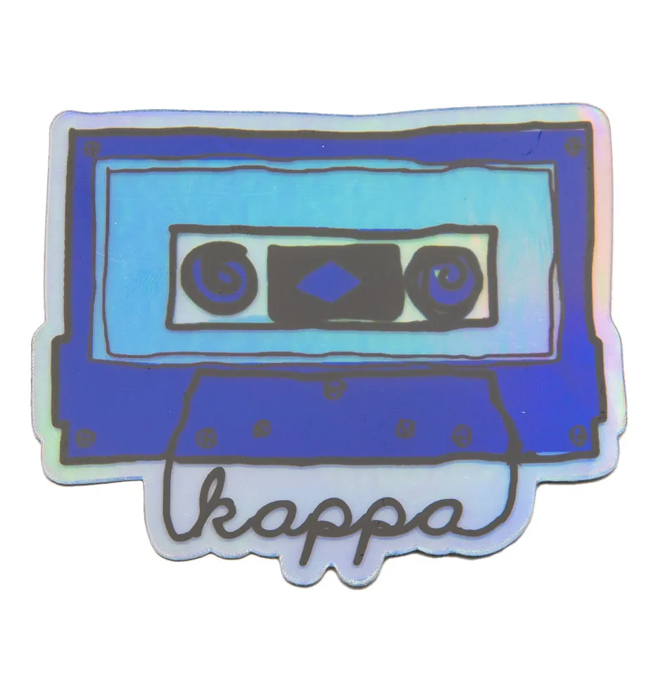 Holographic Cassette Sticker