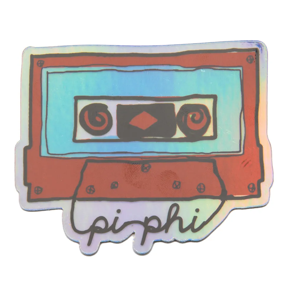 Holographic Cassette Sticker