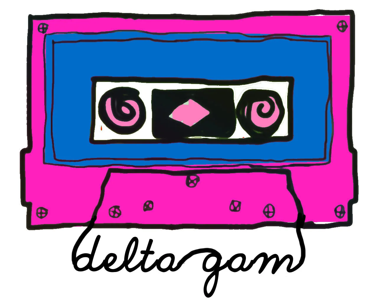 Holographic Cassette Sticker