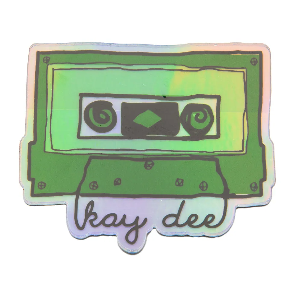 Holographic Cassette Sticker