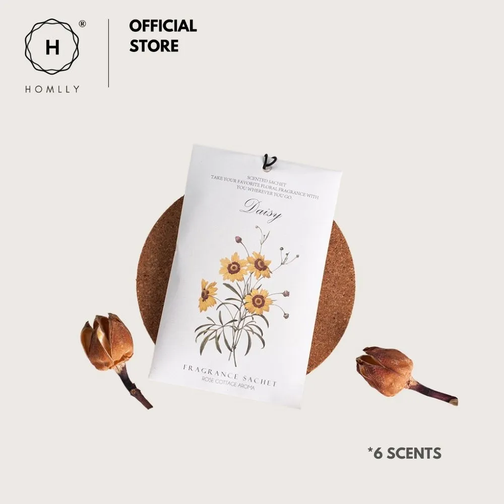 Homlly 12 Packs Scented Sachets for Drawer, bag, shoe rack, gift and Closet (6 Scents)
