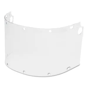 Honeywell Faceshield Windows for Dual Crown Series, FM400/FM500, 16.5" X 8", Clear, 6750CL