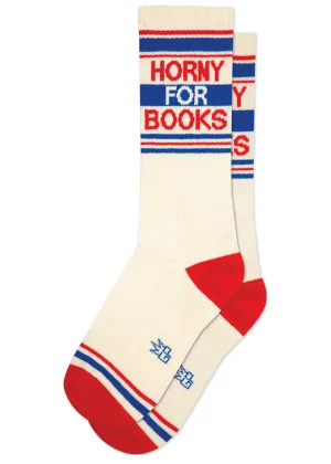 Horny For Books Socks