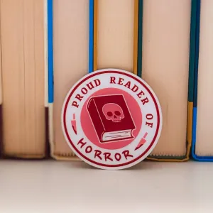 Horror Reader Sticker
