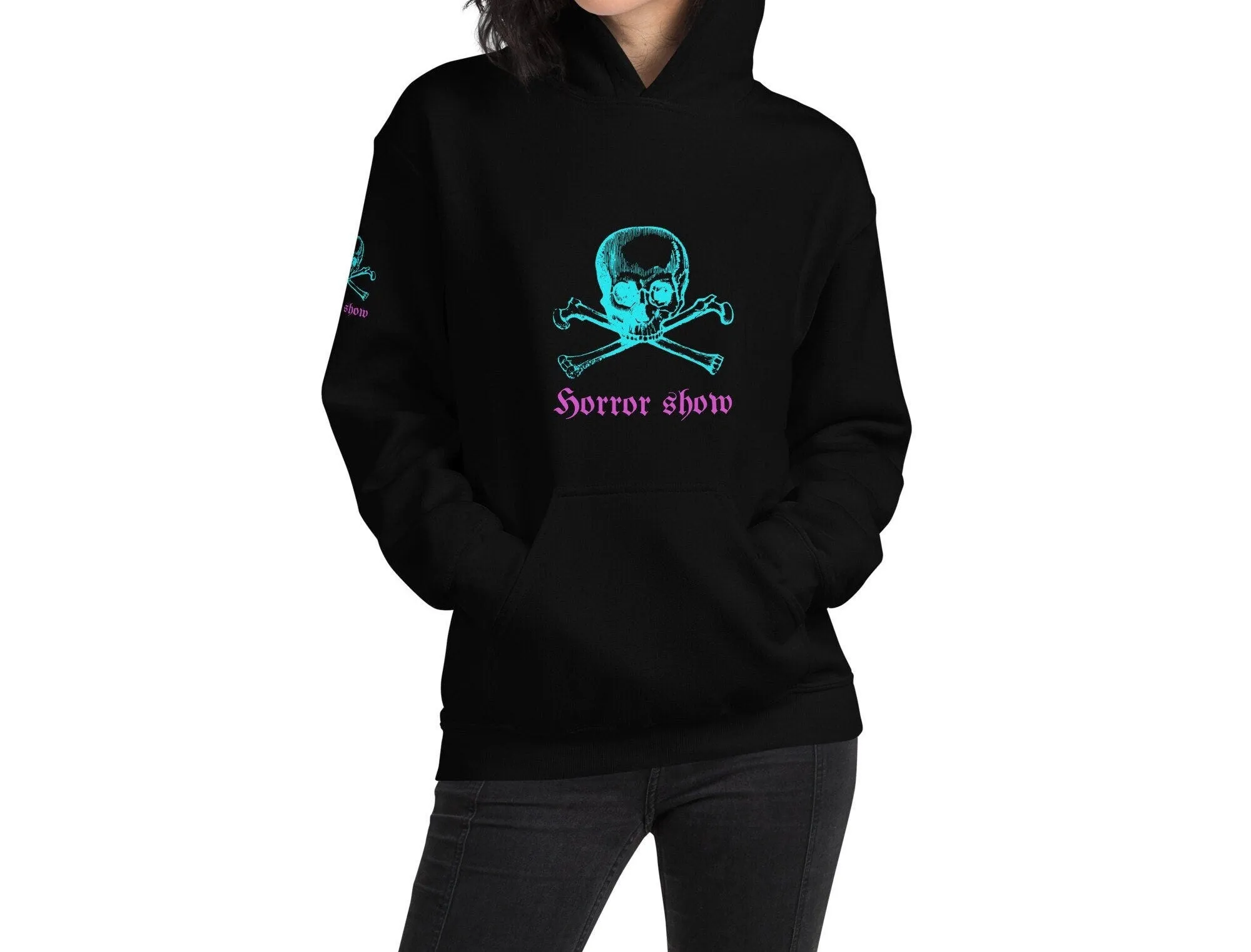 HORROR SHOW Goth Gym Workout Hoodie