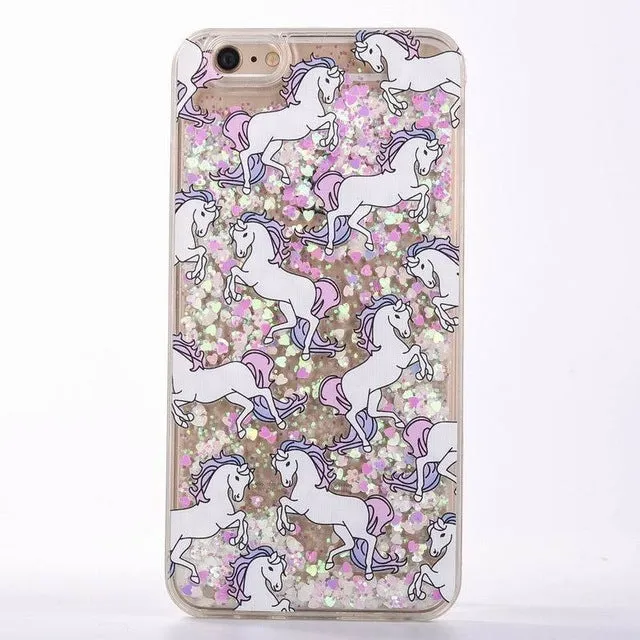 Horse Glitter iPhone Case