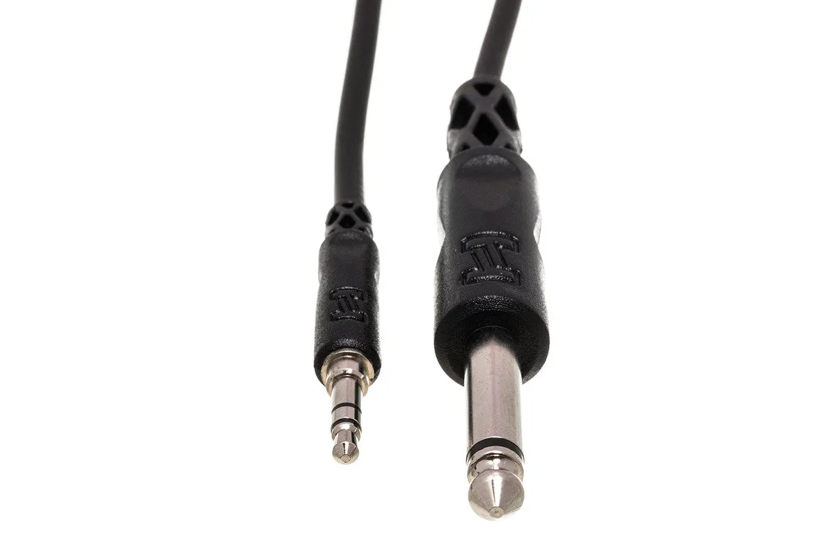 HOSA CMP-110 10' Mono Interconnect, 1/4 In TS To 3.5 Mm TRS