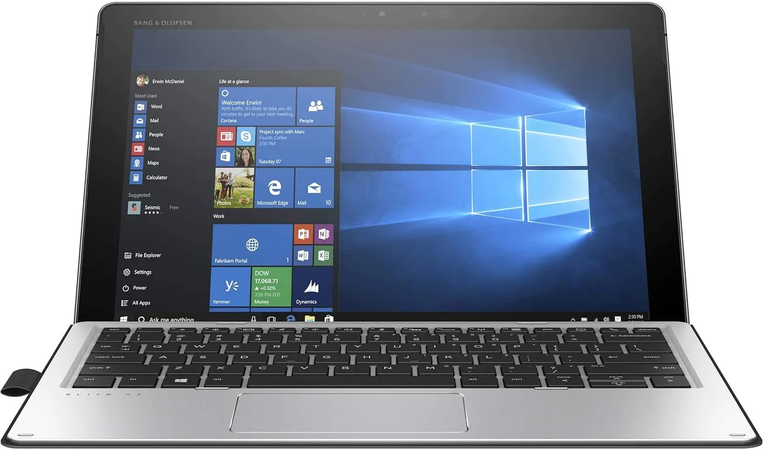 HP Elite X2 1012 G2 2-in-1, Touchscreen, Intel Core i5-7300U, 256GB SSD, 8GB RAM