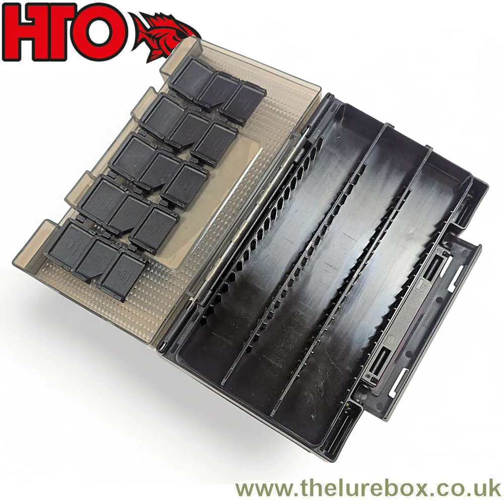 HTO Slit Foam and Compartment Box - 17.4 x 10.4 x 4.1cm