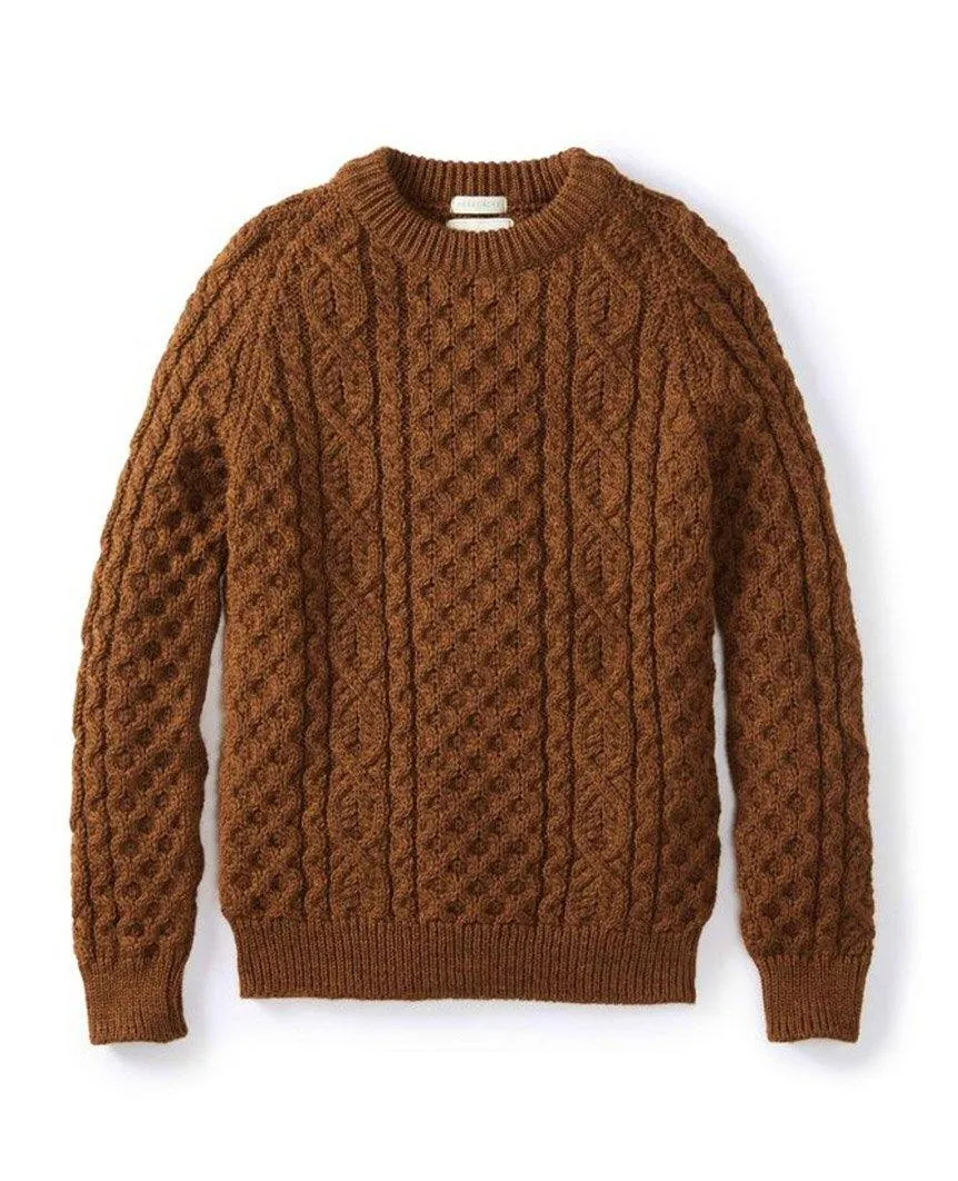 Hudson Aran Jumper Cinnamon
