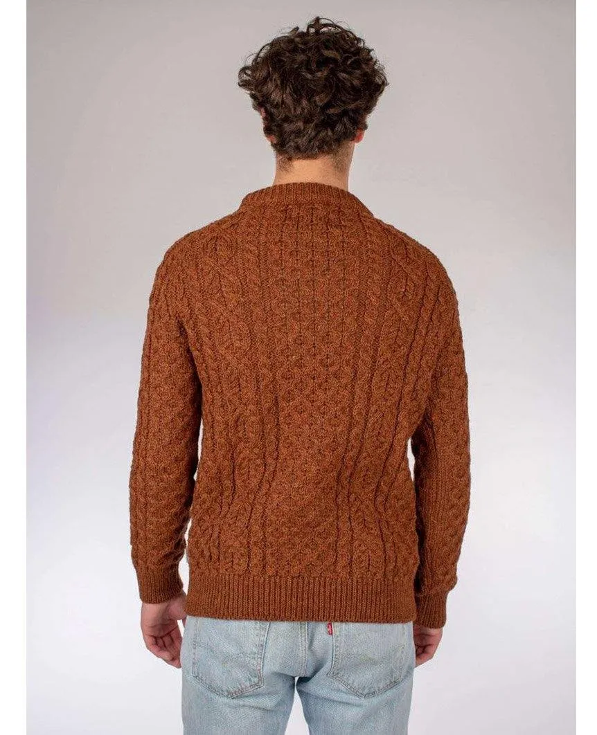 Hudson Aran Jumper Cinnamon