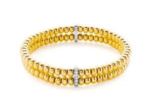 Hulchi Belluni STRETCH Two Row Bracelet