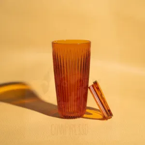 HUSKEE Cups 16oz with lid Amber
