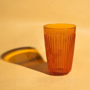 HUSKEE Cups 4 pack of 12oz without lid Amber