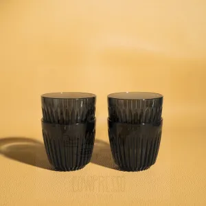 HUSKEE Cups 4 pack of 3oz Cups Smoke