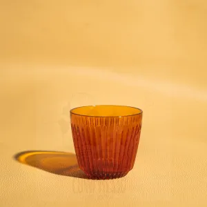 HUSKEE Cups 4 pack of 6oz without lid Amber