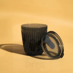 HUSKEE Cups 8oz with lid Smoke