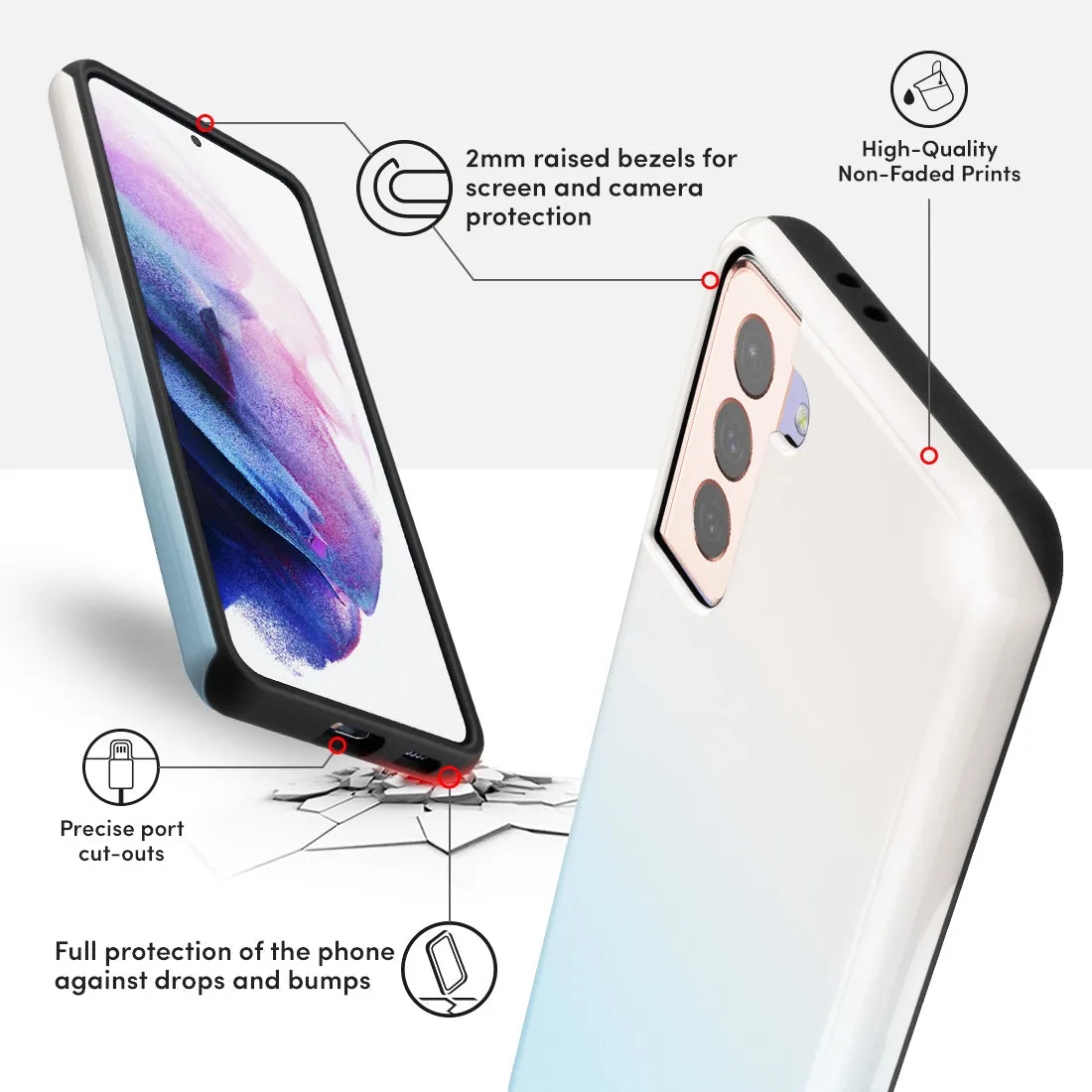 Iceberg Pastel Custom - Samsung Galaxy S21 Plus 5G Case