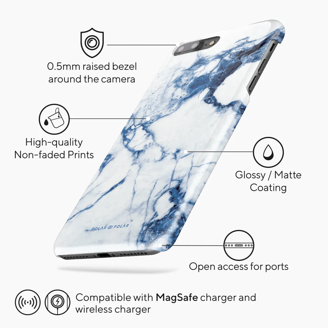Indigo Vase Custom - iPhone 8 Plus/7 Plus Case