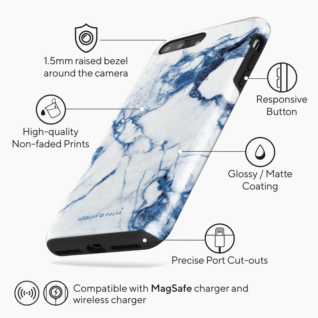 Indigo Vase Custom - iPhone 8 Plus/7 Plus Case