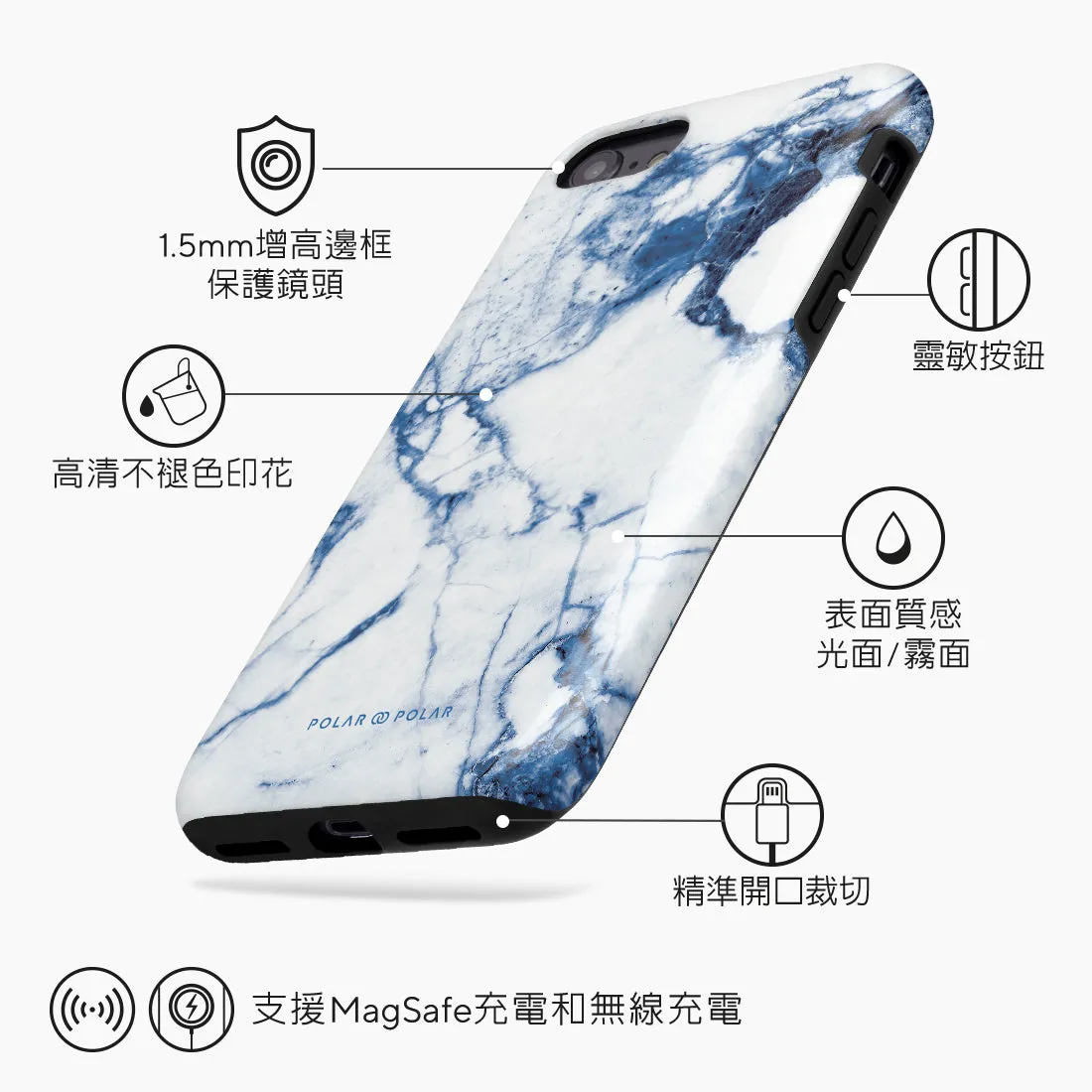Indigo Vase Custom - iPhone SE3 / SE2 / 8 / 7 Case