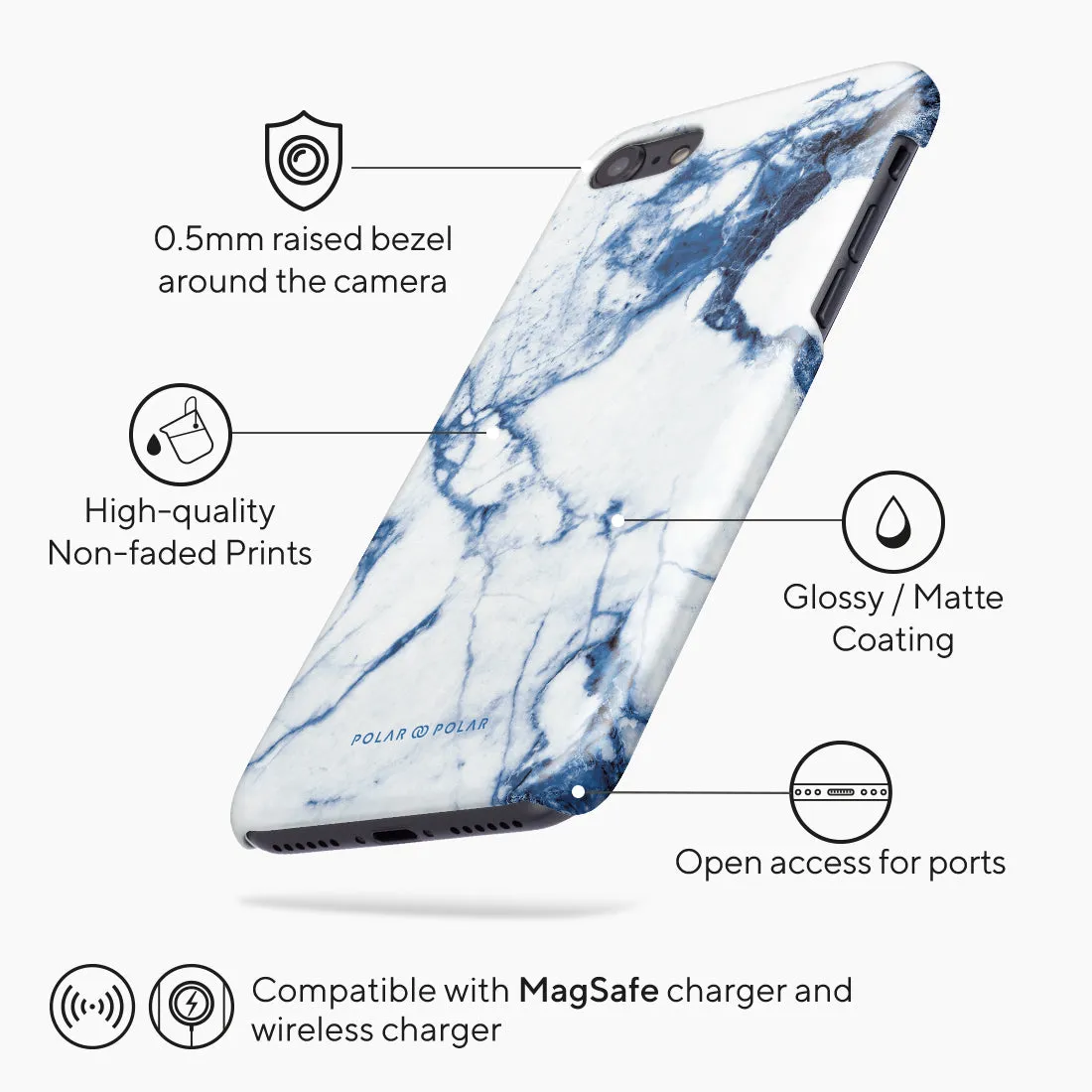 Indigo Vase Custom - iPhone SE3 / SE2 / 8 / 7 Case