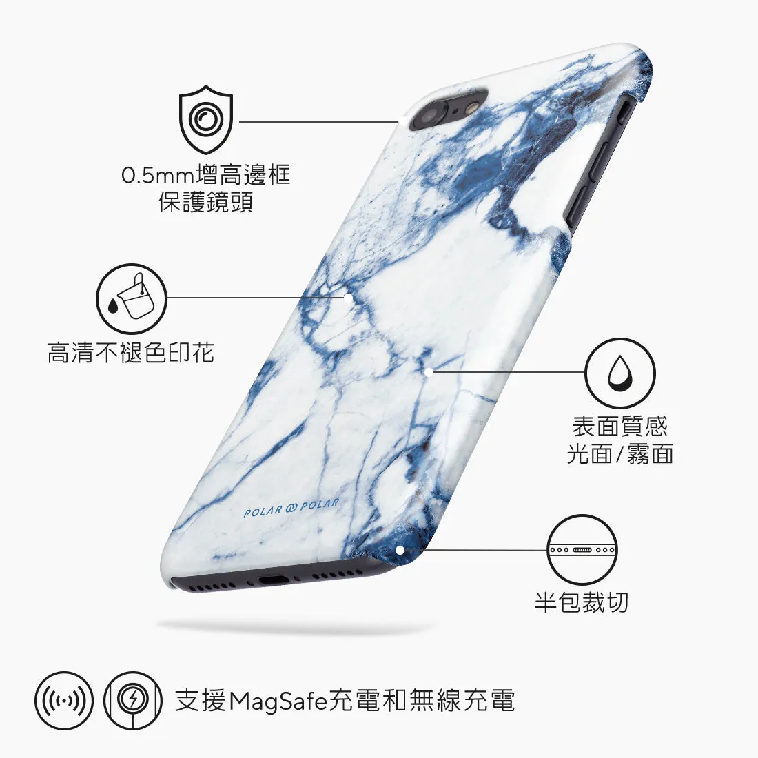 Indigo Vase Custom - iPhone SE3 / SE2 / 8 / 7 Case