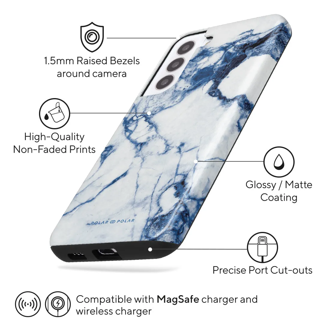 Indigo Vase Custom - Samsung Galaxy S22  5G Case