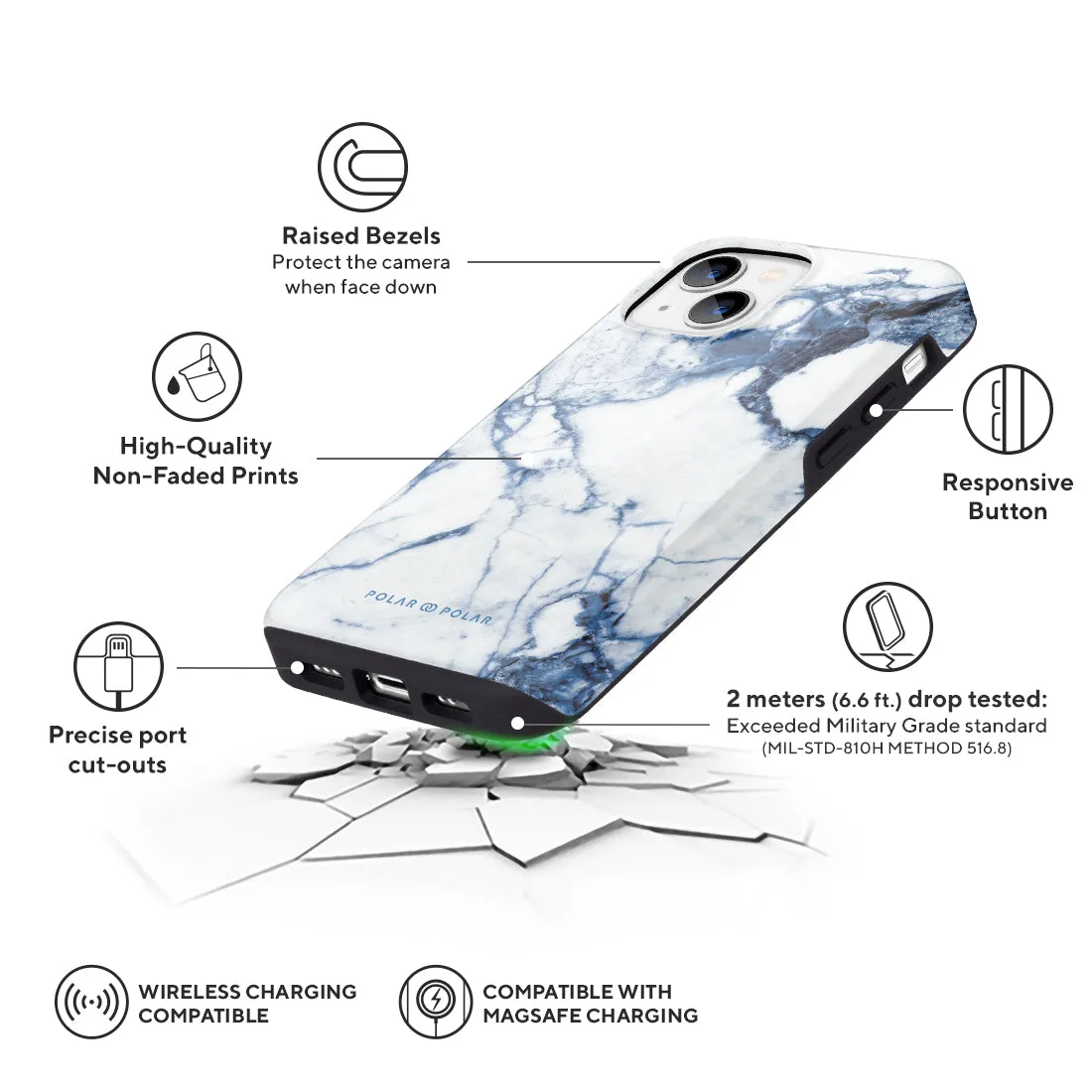 Indigo Vase - iPhone 13 mini Case