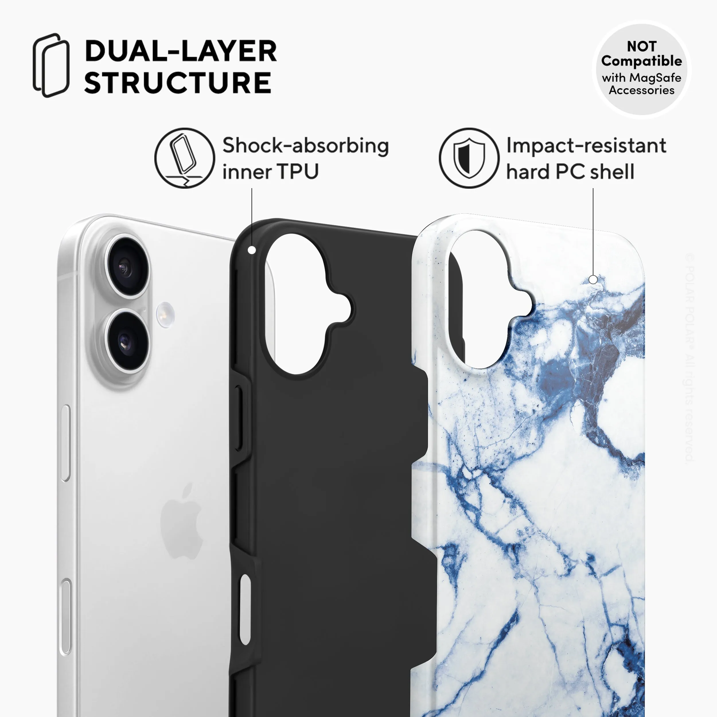 Indigo Vase - iPhone 16 Case