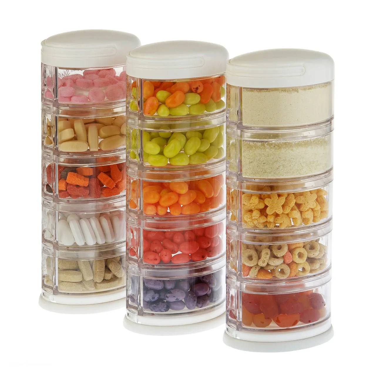 Innobaby Packin' SMART Stackables -5 Tier / Zoo Animal