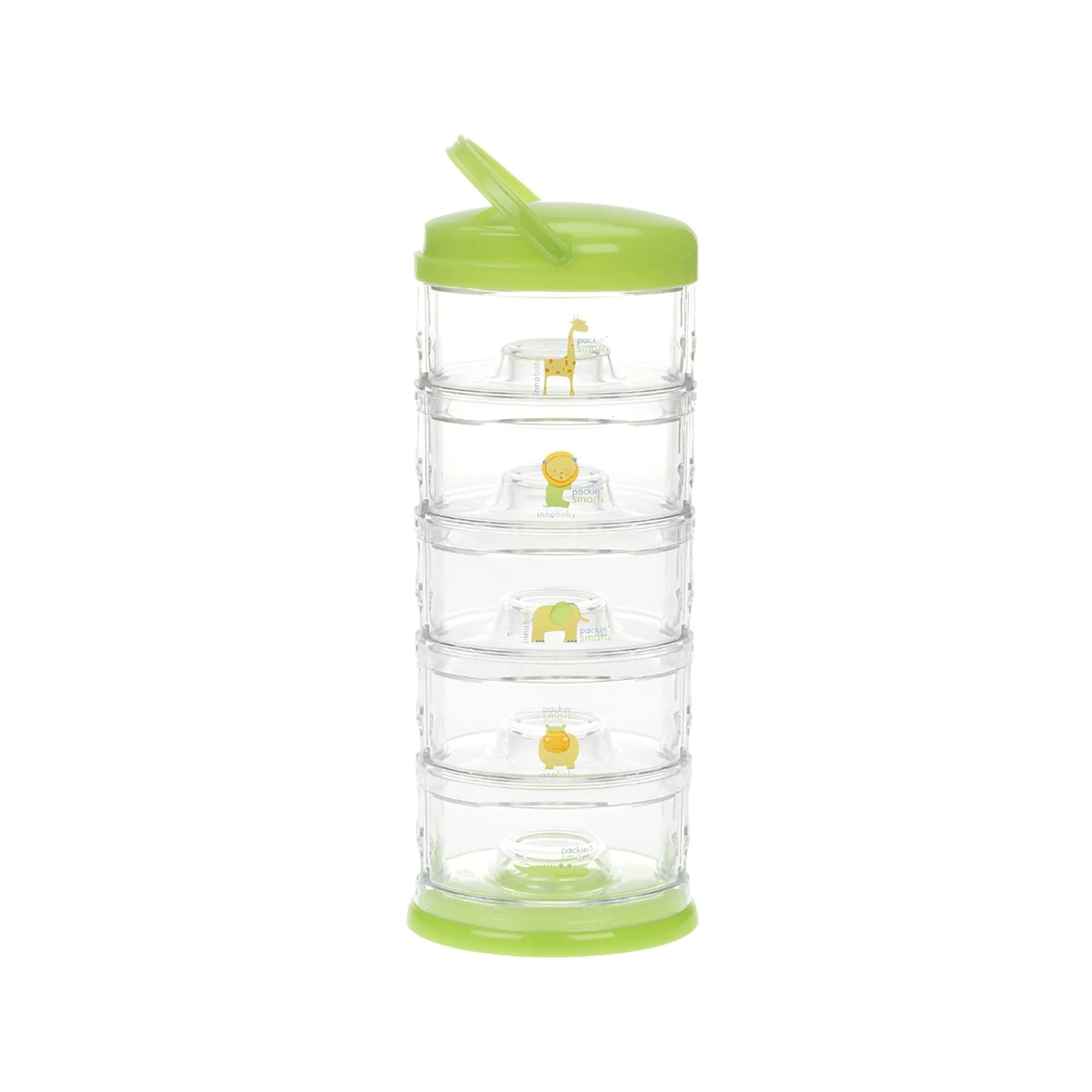 Innobaby Packin' SMART Stackables -5 Tier / Zoo Animal