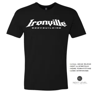 Ironville BODYBUILDING Soft-Blend Fitted Gym T-shirt