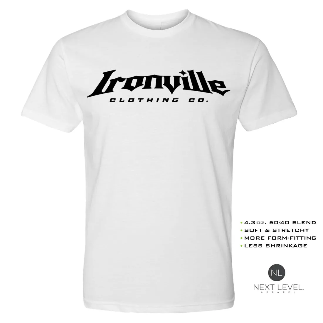 Ironville BRICK BY BRICK Soft-Blend Gym T-shirt