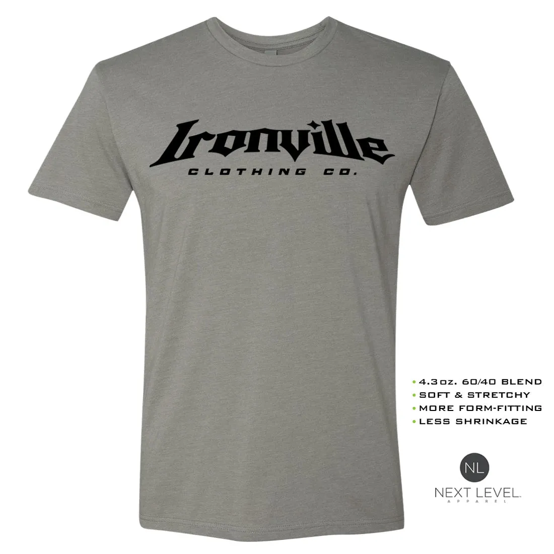 Ironville BRICK BY BRICK Soft-Blend Gym T-shirt