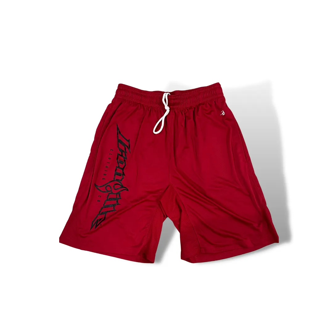 Ironville GYM SHORTS Vertical Logo