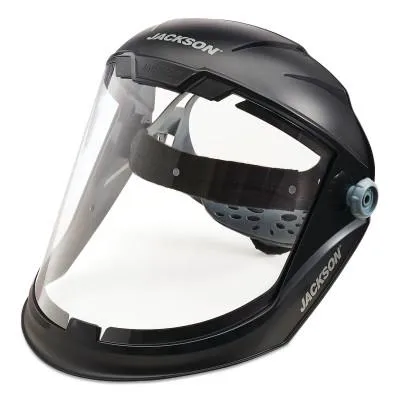 Jackson Safety MAXVIEW™ Series Premium Face Shields with Headgear, AF/Clear, 9 in H x 13-1/4 in L, 14201
