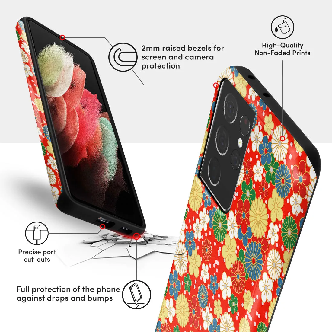 Japan Blossoms Custom - Samsung Galaxy S21 Ultra 5G Case