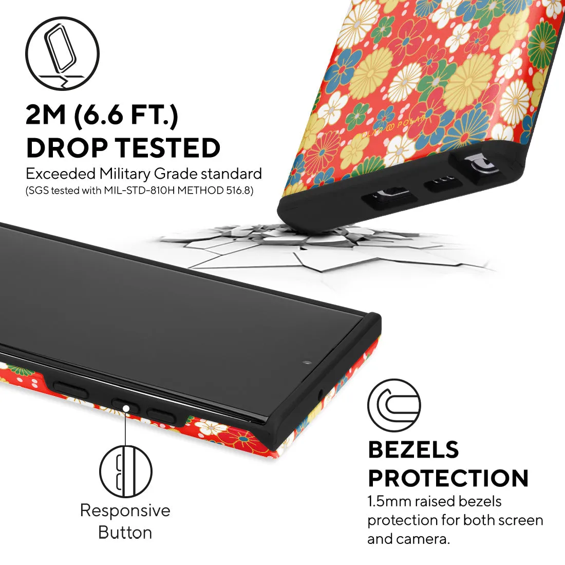 Japan Blossoms Custom - Samsung Galaxy S22 Ultra 5G Case