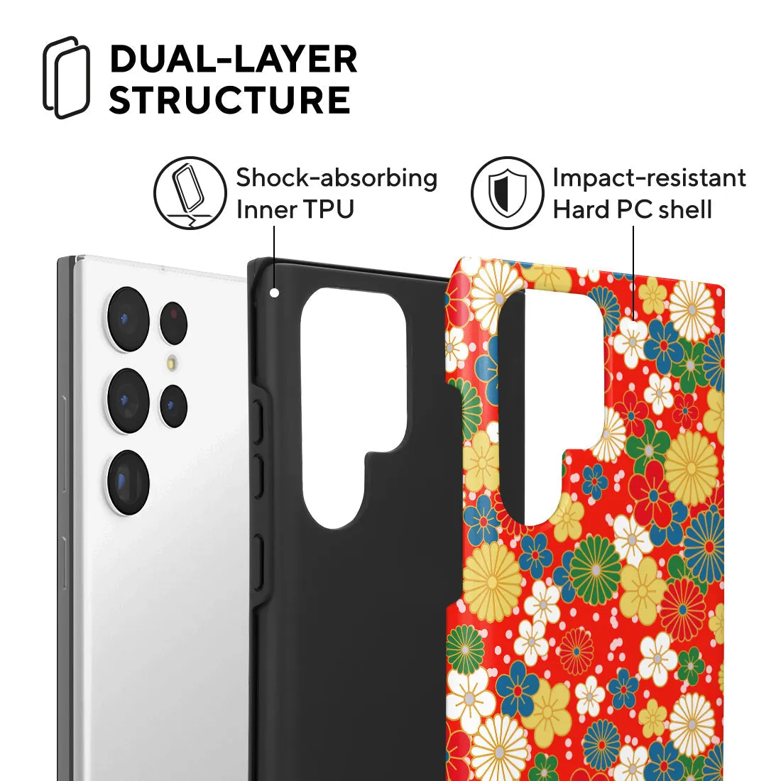 Japan Blossoms Custom - Samsung Galaxy S22 Ultra 5G Case