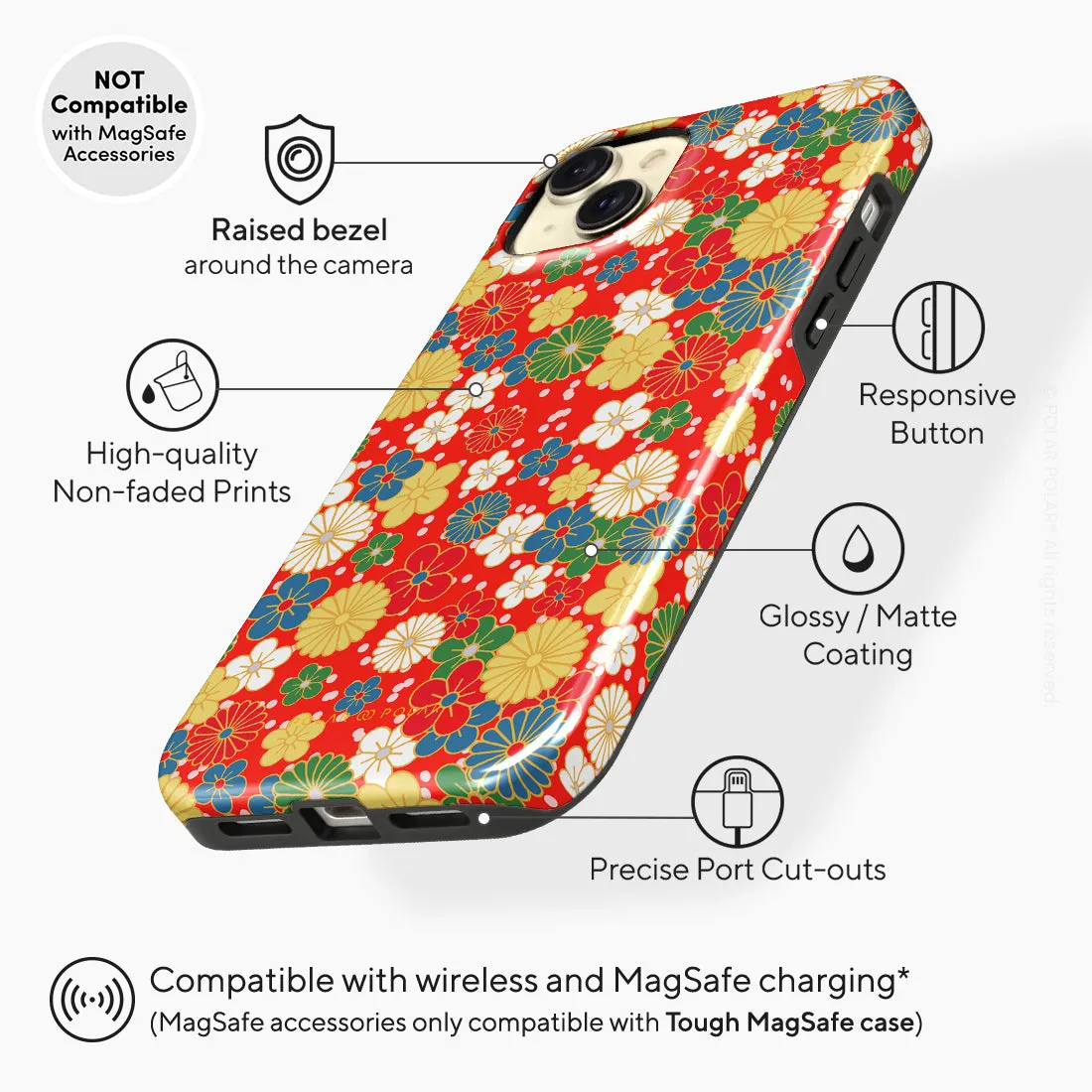 Japan Blossoms - iPhone 15 Plus Case