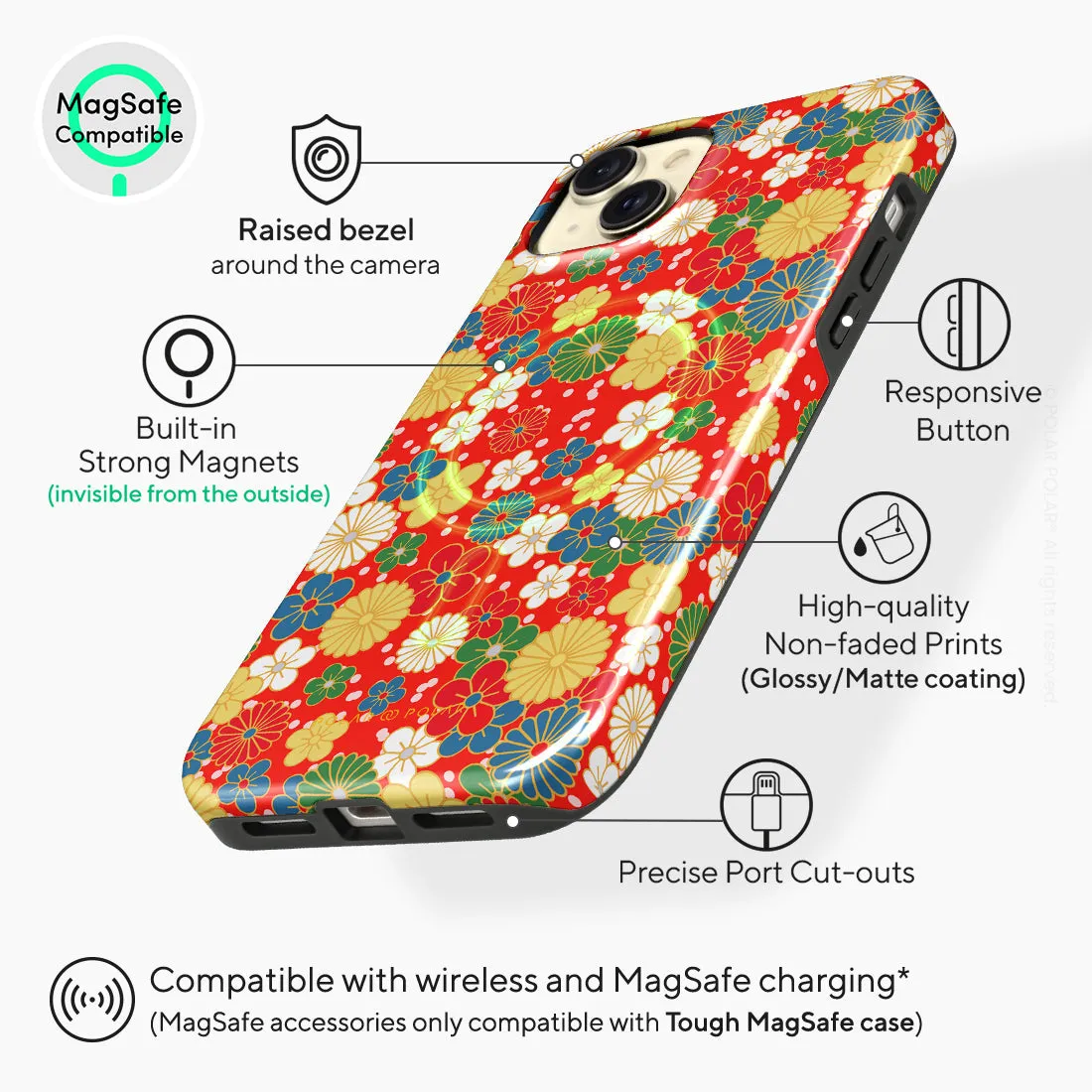 Japan Blossoms - iPhone 15 Plus Case